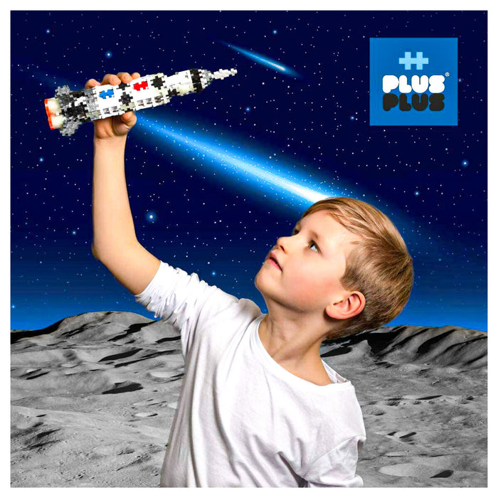 Plus-Plus Saturn V Rocket Building Set 240 Piece Tube