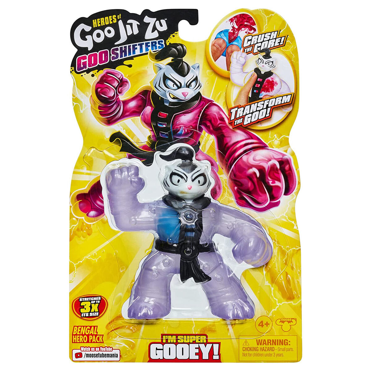 Heroes of Goo Jit Zu Goo Shifters Bengal Stretch Figure — Booghe