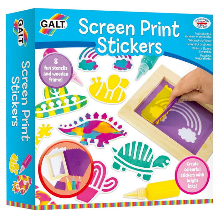 Galt Screen Print Stickers Kit