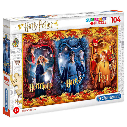 Clementoni Harry Potter: Harry, Hermione and Ron Puzzle 104 Piece 