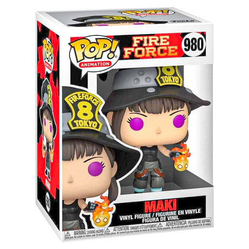  Funko Pop! Animation: Fire Force Maki Vinyl Figure #980