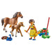 Playmobil DreamWorks Spirit Pru with Horse and Foal Playset