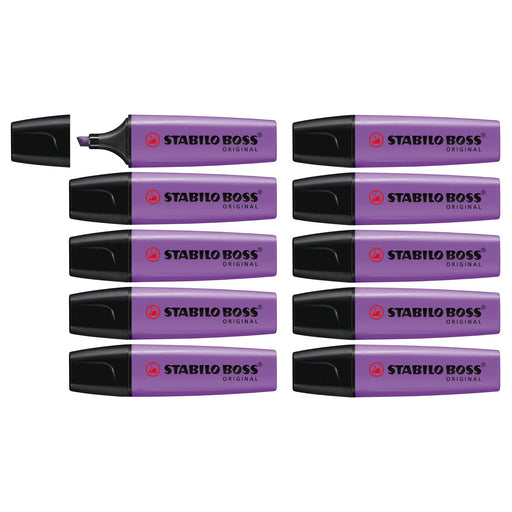 STABILO BOSS ORIGINAL Lavender Highlighter Box of 10