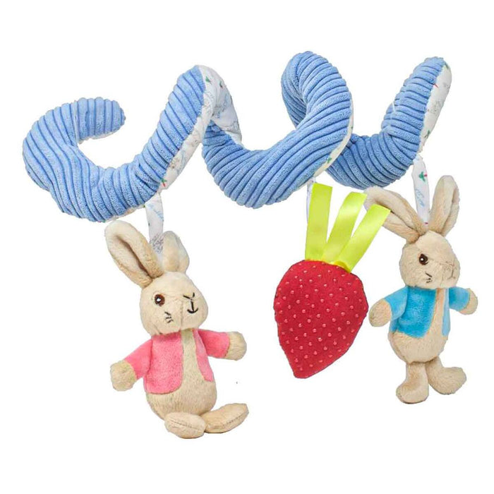 Peter Rabbit and Flopsy Bunny Activity Spiral Soft Toy