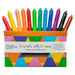 Love Writing Co. 12 Washable Arty Crayons with 3-in-1 Creative Styles