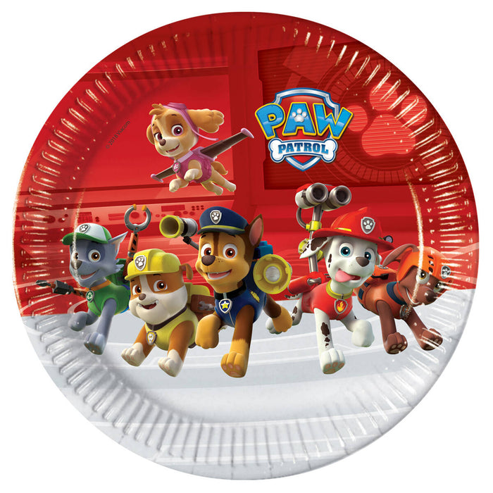 PAW Patrol Paper Plates XL Pack of 8