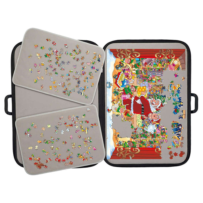 Portable Jigsaw Board Puzzle Carry Storage Safe Case Carrier 1000 Pieces  Play UK