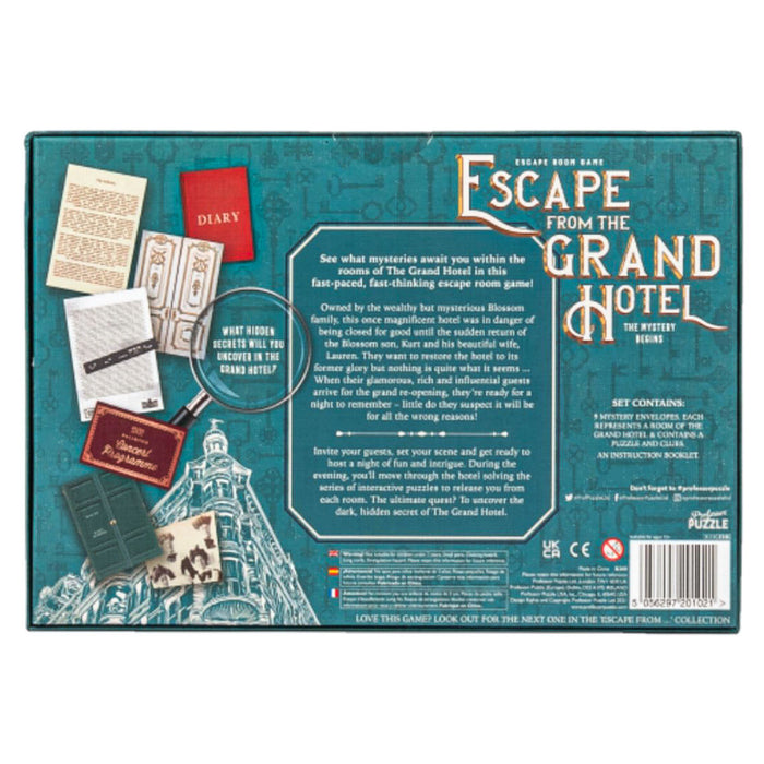 Escape from the Grand Hotel Escape Room Game