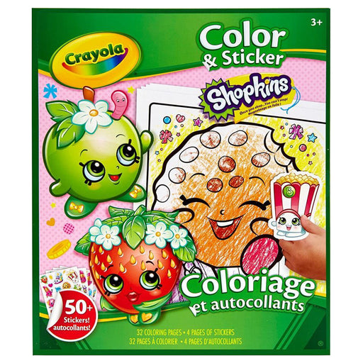 Crayola Shopkins Colour & StickerBook