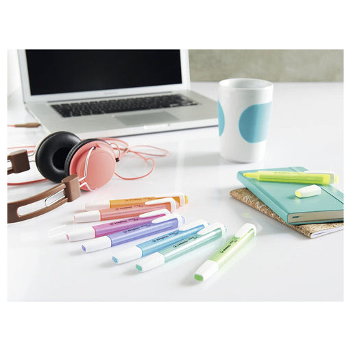STABILO swing cool Pastel Creamy Peach Highlighter Box of 10 